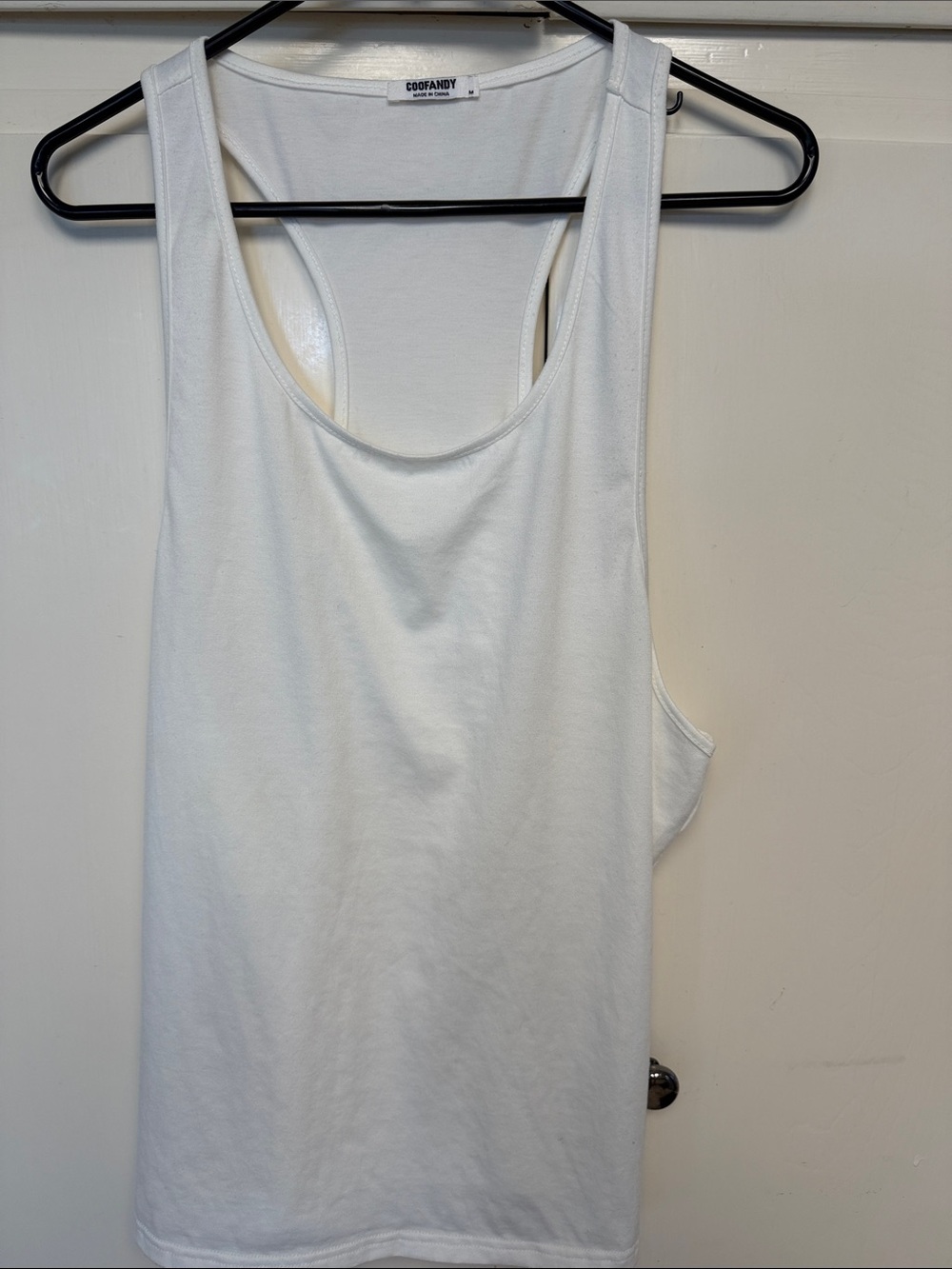 Goodfellow & Co Classic White Racerback Tank
